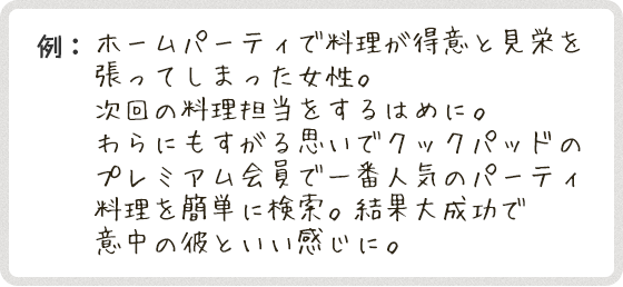 アイディアの例